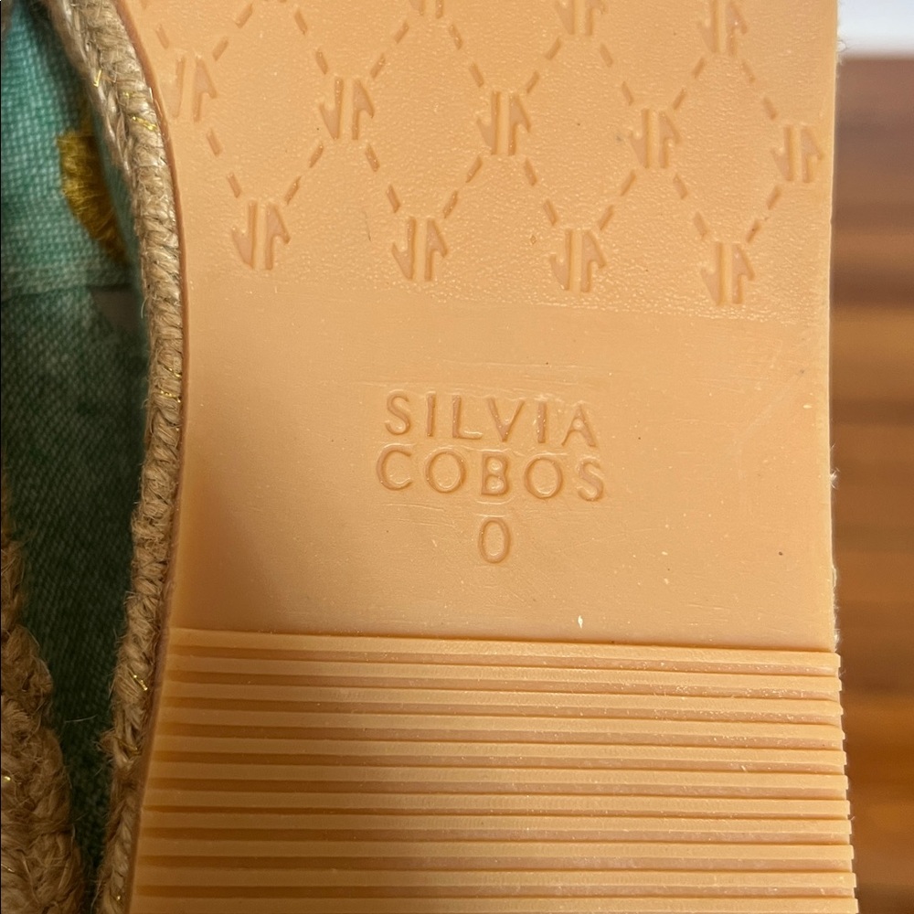 Silvia Cobos Womens SC SOIL MOCASINES Leather Flat Espadrilles Light Green - 10 - Picture 10 of 11